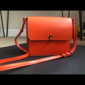 New Charles & Keith orange crossbody bag
